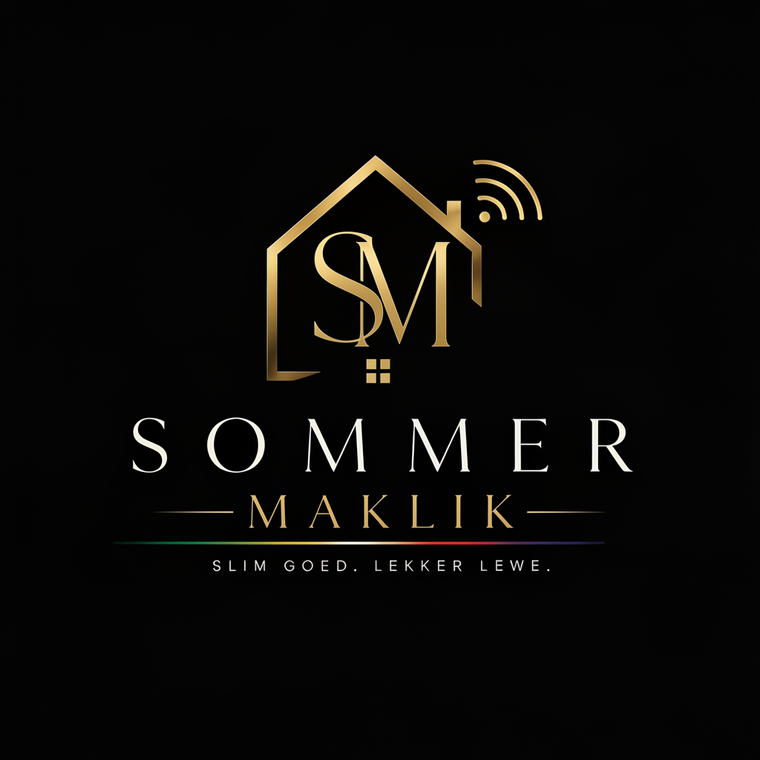 Sommer Maklik Logo - Clean Black & Gold